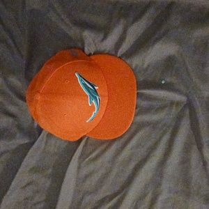 🍊🍊🍊Miami dolphins New Era fitted cap orange 7 1/2
